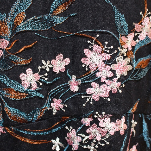 Nanette Lepore, Spring Bloom off the shoulder embroidered dress - Picture 7 of 12